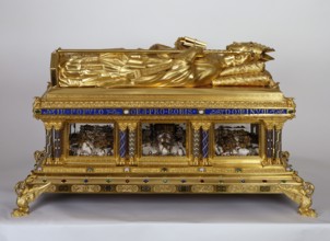 Reliquary in the crypt of St Wolfgang, 1877, St, Saint, Saint