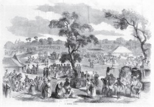 General View A Hindoo Hindu Fair, India, Asia