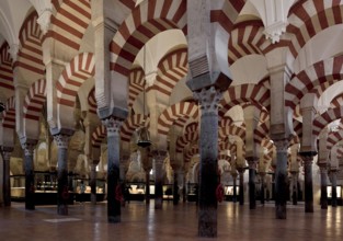 Mezquita-Catedral de Córdoba, interior, detail with superimposed arches, St., Saint, Saint