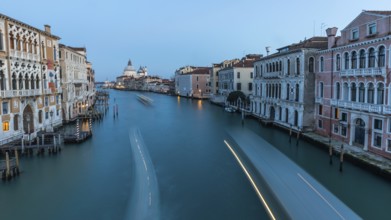 View from the Ponte dell'Academia onto the Grand Canal and the Basilica di Santa Maria Della