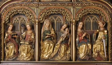 Annenaltar in the southern side choir, St., Sankt, Saint