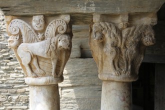 Capitals in the cloister, 12th century, St., Saint, Saint