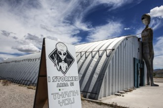 Alien Research Centre, Earth Station Area 51, Rachel, Extraterrestrial Highway, Nevada, USA, North