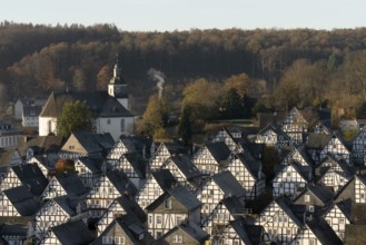 Freudenberg, the old town centre built entirely in half-timbered construction