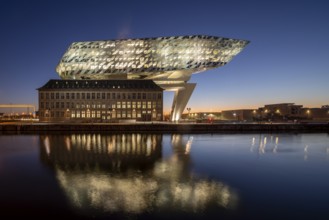 Antwerp, Port House or Havenhuis, completed in 2016, design: Zaha Hadid