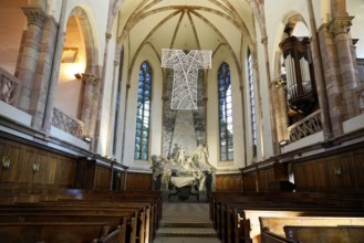 The Lutheran Church of St Thomas, Église Saint Thomas de Strasbourg, Alsace, In the church, wooden