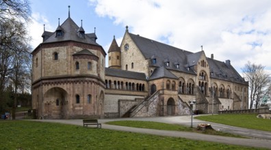 Goslar Kaiserhaus 74958 left Double chapel of St Ulrich 11-13th century after decay Restoration