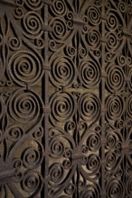 Cloister, west wing with Romanesque grille, St., Sankt, Saint