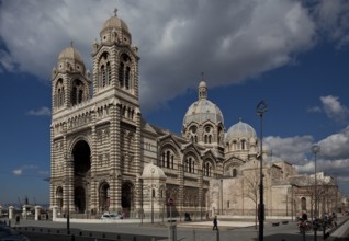 Built 1852-92, view from south-east, on the right remains of the old church Vieille Major 11th