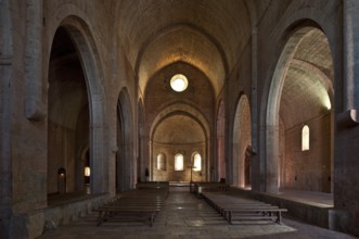 Cistercian monastery founded in 1146, church, interior facing east, St., Sankt, Saint