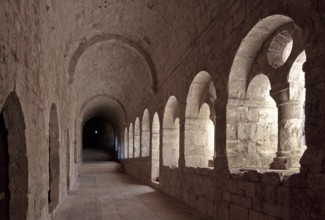 Cistercian monastery founded in 1146, cloister, east wing facing south