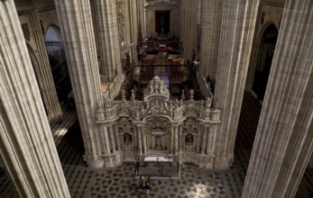 View from the west gallery to the Coro, St., St., Saint