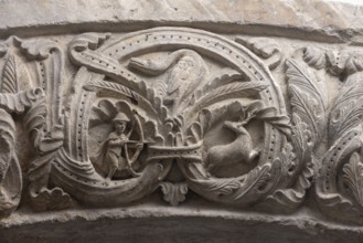 Romanesque portal arch from Brauweiler Abbey near Cologne, Brauweiler Arch, archivolt