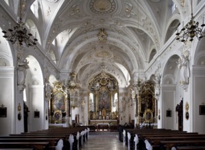 Österr Hall in Tyrol Jesuit Church View to the altar