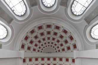 Built in 1830 by Georg Moller, rebuilt 1949-1953, vaulted cap in the choir apse, St., Sankt, Saint