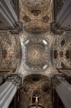 Italy Bergamo 89461 Santa Maria Maggiore after extensive early baroque remodelling 1576-1694 Vault