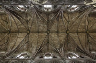 Nave, view into the vault, St., Saint, Saint