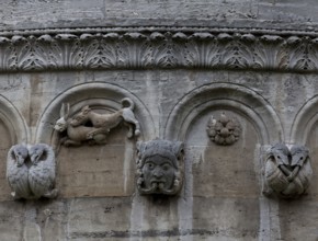 Main apse, hunting frieze, hound and hare, St., St., Saint