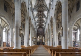 Überlingen, parish church of St Nicholas, view to the east