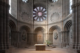 Worms, St Peter's Cathedral, west choir with round windows