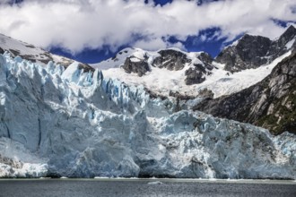 Porter Glacier, Cordillera Darwin, north-east foothills of the Beagle Channel, Tierra del Fuego,