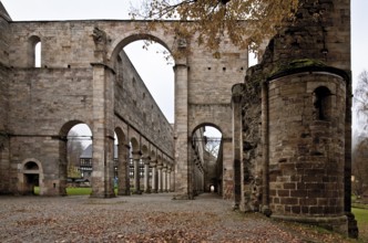 Paulinzella, monastery ruins. Main construction period 1105-24 Ruins since 16-17th century Church v