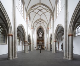 After the renovation without pews, view to the west