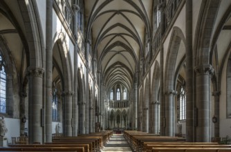 Avranches, Notre-Dame-des-Champs 1863-92. interior. View of the choir, St, Saint, Saint