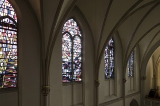 Southern clerestory with windows by Anna Schneider-Lang, St., Sankt, Saint