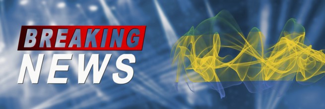 Gabon Breaking News, Smoke Flag Background