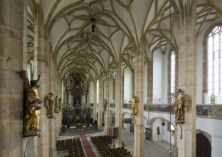 View from the west gallery to the east, St., Sankt, Saint