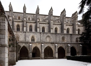 Frankr Saint-Maximin-la-Sainte-Baume Basilica Sainte-Madelaine 60152 North side of the nave seen