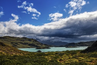 Lago Pehoe, Torres del Paine National Park, Patagonia, Chile, South America