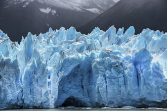 Perito Moreno Glacier, glacier tongue, glacier break, Los Glaciares National Park, Santa Cruz,