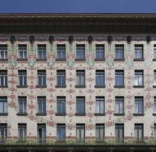 Vienna, Linke Wienzeile No. 40, residential building by Otto Wagner 1898-1899