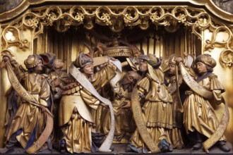 Altar of the Cross, Antwerp retable from the 16th century, detail, St., Sankt, Saint