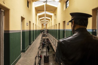 Wing with prisoners' cells in the former Presidio prison, Presidio Museum, Ushuaia, Argentina,