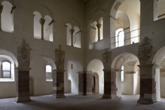 Kaiserkirche, Corvey Monastery Church Westwerk St John's Choir inside n SW, St, Saint, Saint