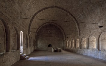 Cistercian monastery founded in 1146, dormitory, interior facing north