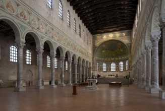 Ravenna, Basilica di Sant' Apollinare in Classe, view to the north-east