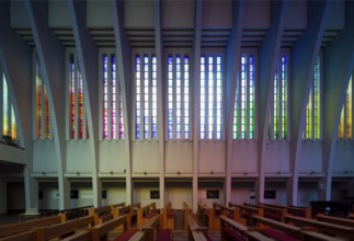 Berlin, church on Hohenzollerndamm, built 1931-1932 by Fritz Höger