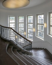 Weimar, Bauhaus University former art school main staircase 1904-11 by Henry van de Velde