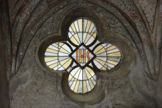 Burial chapel in the south choir tower, east window Church of St., Church of St., St., St., Saint