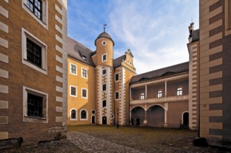 Annaburg, residence and hunting lodge, later widow's seat 1572-78 by Christoph Tendler Three-winged