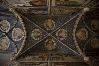 Bolzano, Dominican Church. Vault painting. Part of the monastery is now used as the Claudio