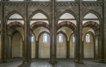 Magdeburg Kloster Unser Lieben Frauen 3684 Church interior south nave arcade from north Detail, St