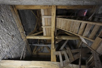 West tower, chair under the belfry, staircase church St., church St., St., St., Saint