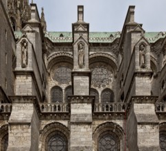 1195-1260 Main construction period, western nave bays, section of the south side, St., Sankt, Saint