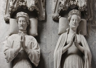 Prince's tomb, double tomb for Count Adolf I (1368 - 1394) and his wife Countess Margareta, around