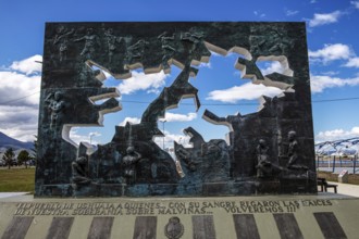 Memorial to the Falklands, Malvinas War, Ushuaia, Argentina, South America